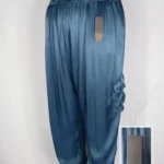 Pantalón Tina Jo - Azul Plumbago Metálico - Con Pretina De Resorte · 38/40