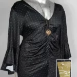 Blusa Suzanne Betro - Negro - Estampado De Puntos · 38/40