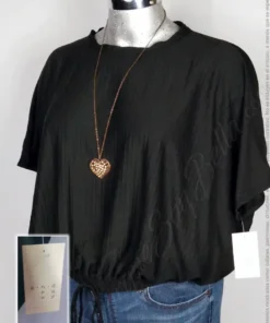 Blusa A New Day - Negro - Tela Canelé · 38