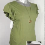 Playera Time & Tru - Olivo - Cuello Redondo · 38