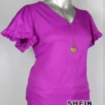 Blusa Shein Curve - Bugambilia - Cuello En V · 38