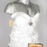 Top Cherish - Blanco - Copas Formadas · 38/40