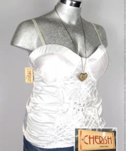 Top Cherish - Blanco - Copas Formadas · 38/40