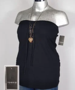 Top Torrid - Negro - Con Cintas Cruzadas Al Frente · 38/40