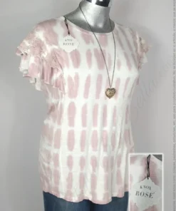 Blusa Knox Rose - Camel Y Blanco - Degradado En Camel · 38/40