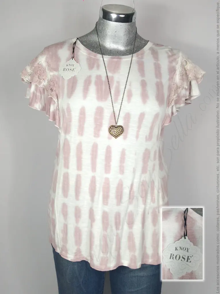 Blusa Knox Rose - Camel Y Blanco - Degradado En Camel · 38/40 - Imagen 2