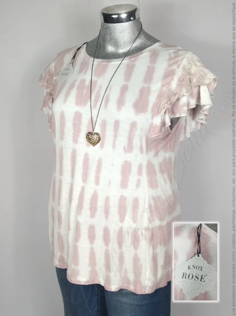 Blusa Knox Rose - Camel Y Blanco - Degradado En Camel · 38/40 - Imagen 3