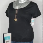 Blusa Rue+ - Negro - Con Cierre Al Frente · 38
