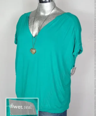 Blusa Wet Seal - Aquamarine - Cuello En V · 40