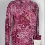 Sudadera Susan Graver - Vino - Estampado En Mandalas · 38/40