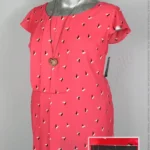 Blusa Worthington - Rojo - Estampado En Palomas Blanco Negro · 40