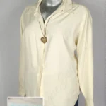 Blusa Charter Club - Crema - Cuello Sport · 38/40