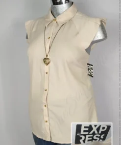 Blusa Express - Camel - Cuello Sport · 38/40