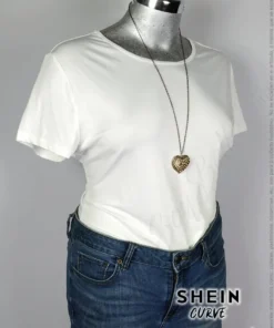 Body Shein Curve - Blanco - Cuello Redondo · 38/40
