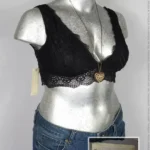 Bralette Peyton & Parkert - Negro - De Encaje Con Forro · 40