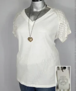 Blusa Floral Blooming - Blanco - Cuello En V · 40/42