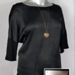 Blusa Jaclyn Smith - Negro - Tela Satinada · 40