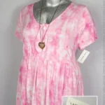 Blusa Lane Bryant - Rosa Blanco - Degradado De Blanco Y Rosa · 38/40