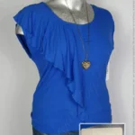 Blusa Reitmans - Azul Rey - Cuello Redondo · 38