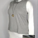 Chaleco Laura Ashley - Gris - Cuello Redondo · 38/40