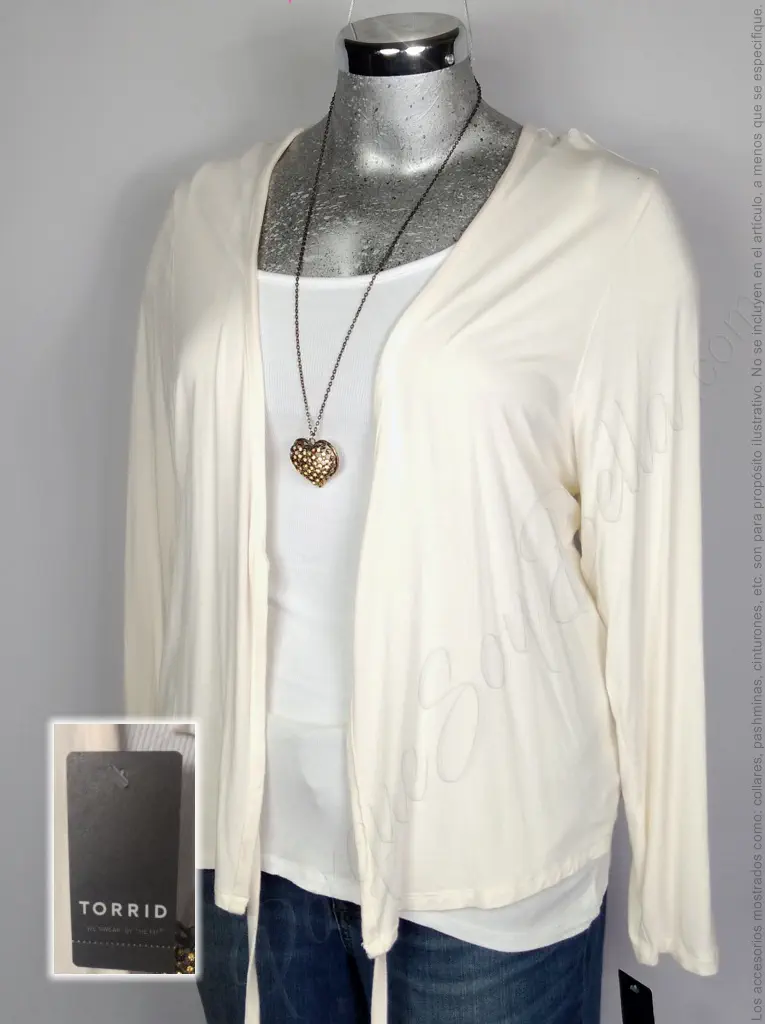 Ensamble Torrid - Crema - Solapa Recta · 40