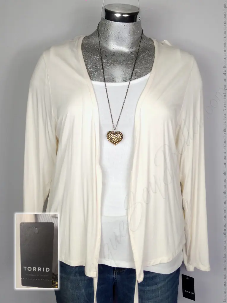 Ensamble Torrid - Crema - Solapa Recta · 40 - Imagen 2