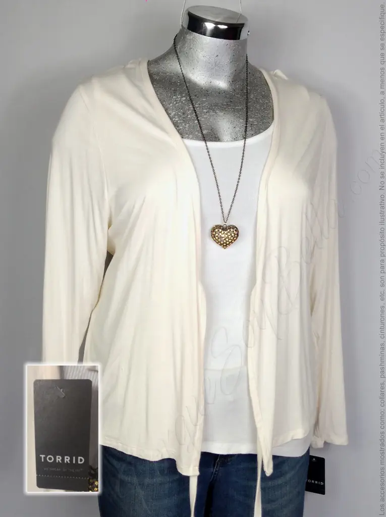 Ensamble Torrid - Crema - Solapa Recta · 40 - Imagen 3