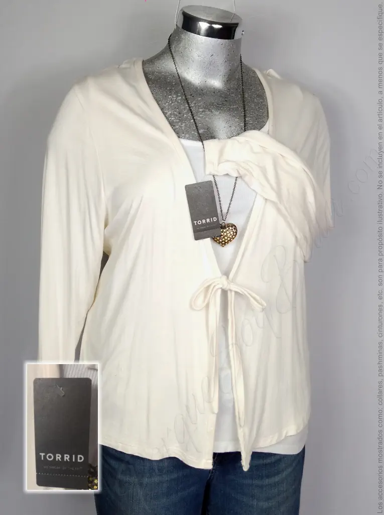 Ensamble Torrid - Crema - Solapa Recta · 40 - Imagen 5